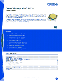Click here to download XPGWHT-L1-0000-00EE4 Datasheet