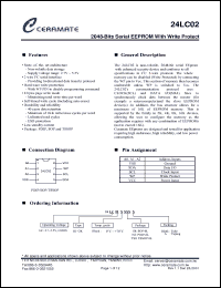 Click here to download 24LC02N8 Datasheet