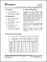 Click here to download K300 Datasheet
