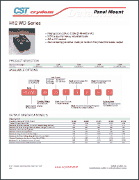 Click here to download H12WD48125FG Datasheet