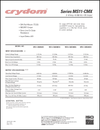 Click here to download MS11-CMX100D6 Datasheet