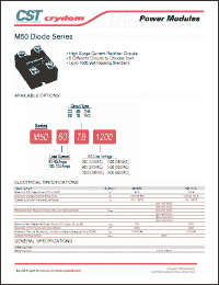 Click here to download M5060TB1400 Datasheet