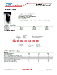 Click here to download CKRD2420E Datasheet