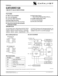 Click here to download CAT24WC129K-3TE13 Datasheet