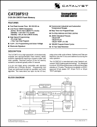 Click here to download CAT28F512N-15T Datasheet