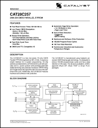 Click here to download CAT28C257T13-12T Datasheet