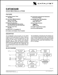 Click here to download CAT28C64 Datasheet