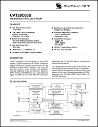 Click here to download CAT28C65 Datasheet