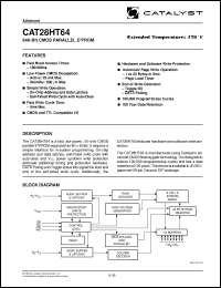 Click here to download CAT28HT64D-15 Datasheet