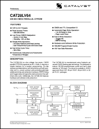 Click here to download CAT28LV64 Datasheet