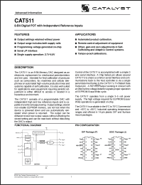 Click here to download CAT511PI-TE13 Datasheet