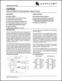 Click here to download CAT522J-TE13 Datasheet