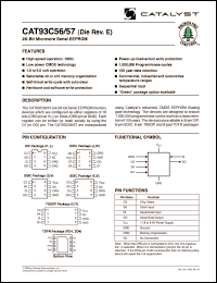 Click here to download 93C57 Datasheet