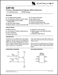 Click here to download CAT102 Datasheet
