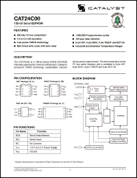 Click here to download CAT24C00 Datasheet