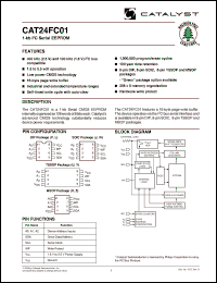 Click here to download CAT24FC01 Datasheet