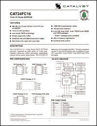 Click here to download CAT24FC16 Datasheet