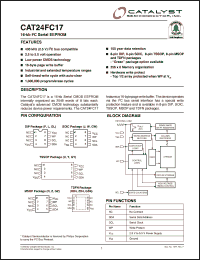 Click here to download CAT24FC17 Datasheet