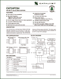 Click here to download CAT24FC64 Datasheet