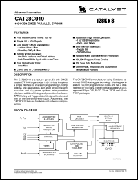 Click here to download CAT28C010 Datasheet