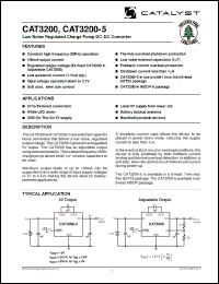 Click here to download CAT3200EMS8-TE13 Datasheet