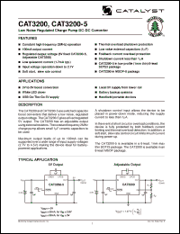 Click here to download CAT3200ZI-TE13 Datasheet