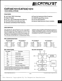 Click here to download CAT33C101I Datasheet