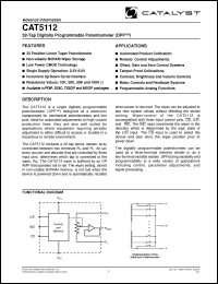 Click here to download CAT5112 Datasheet