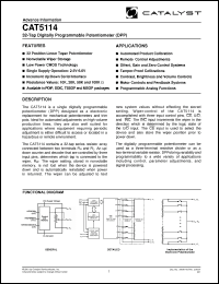 Click here to download CAT5114 Datasheet