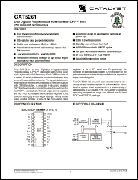 Click here to download CAT5261UI-50TE13 Datasheet