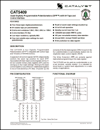 Click here to download CAT5409WI-25-TE13 Datasheet