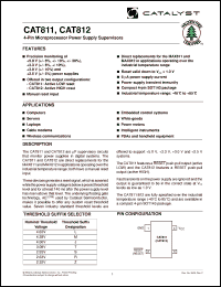 Click here to download CAT812 Datasheet