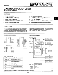 Click here to download CAT24LC08 Datasheet