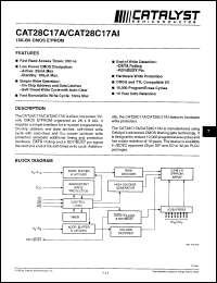 Click here to download CAT28C17AD15 Datasheet