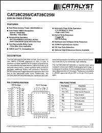 Click here to download CAT28C256PI20 Datasheet