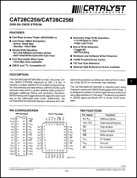 Click here to download CAT28C256P25 Datasheet