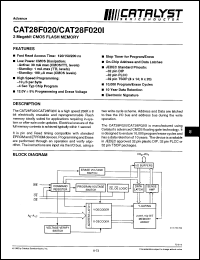 Click here to download CAT28F020T14I15 Datasheet