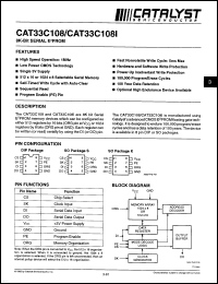 Click here to download CAT33C108SI Datasheet