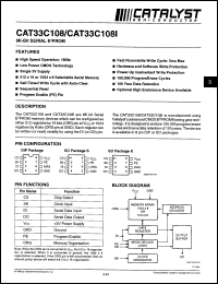 Click here to download CAT33C108 Datasheet