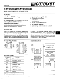Click here to download CAT33C704DC Datasheet