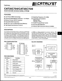 Click here to download CAT35C704DC Datasheet