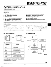 Click here to download CAT59C11 Datasheet
