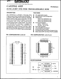 Click here to download CAT27512NC20 Datasheet