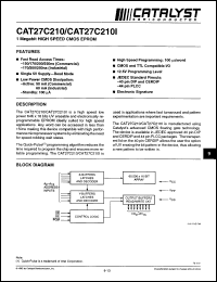 Click here to download CAT27C210NC20 Datasheet