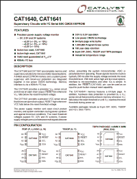 Click here to download CAT1640PI-42TDFN Datasheet