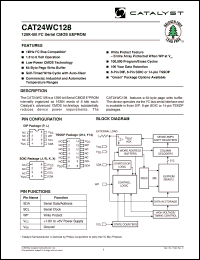 Click here to download CAT24WC12865LATE13 Datasheet