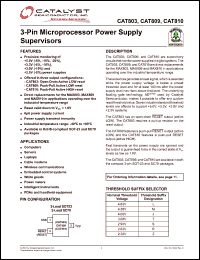 Click here to download CAT809SSDIT3 Datasheet