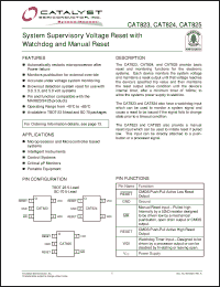 Click here to download CAT825 Datasheet