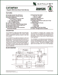 Click here to download CAT28F001GI-90BT Datasheet