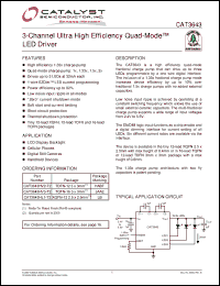 Click here to download CAT3643HL1-T2 Datasheet